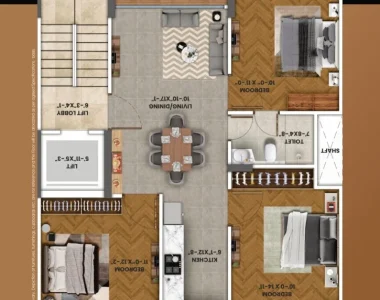 Mrg-crown-3-bhk-type-c-typical-floor-plan