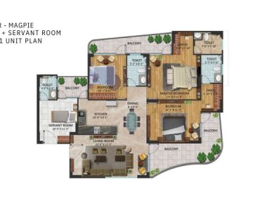 Oxirich-chintamanis-gurgaon-floor-plan-3-bhk