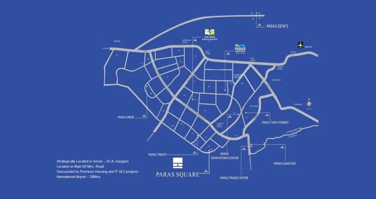 Paras-square-location-map