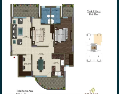 Pareena-coban-residences-floor-plan-2-bhk