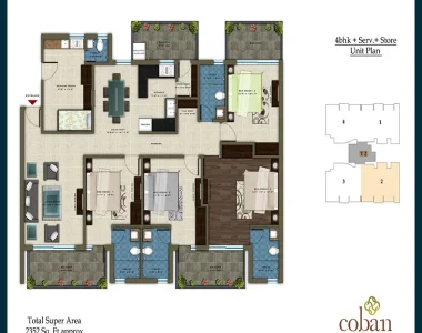 Pareena-coban-residences-floor-plan-4-bhk