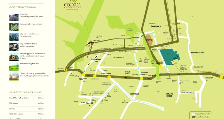 Pareena-coban-residences-location-map