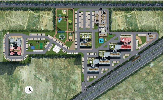 Pareena Coban Residences Site Plan