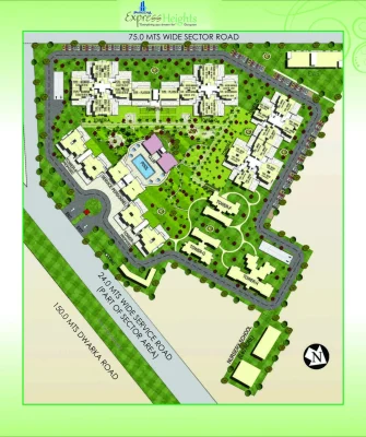 Pareena-express-heights-site-plan-1287x1536