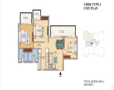 Pareena-micasa-floor-plan3-bhk-type-1