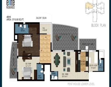 Pareena-the-elite-residences-4-bhk-floor-plan-3710-sq.ft_