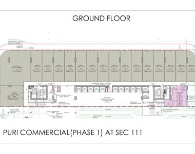 Puri Aerosphere Ground Floor Plan