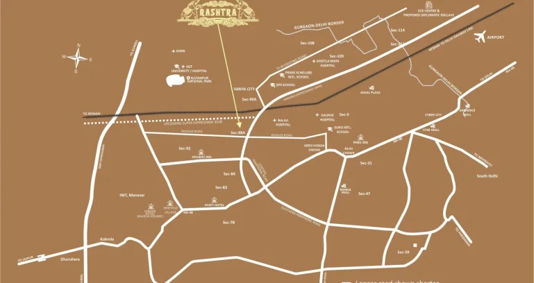 Raheja-india-rashtra-location-map