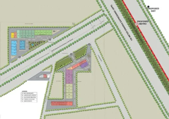 Raheja-market-sco-plots-site-plan