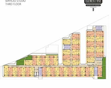 Satya-element-one-floor-plan-block-b-serviced-studio-third-floor