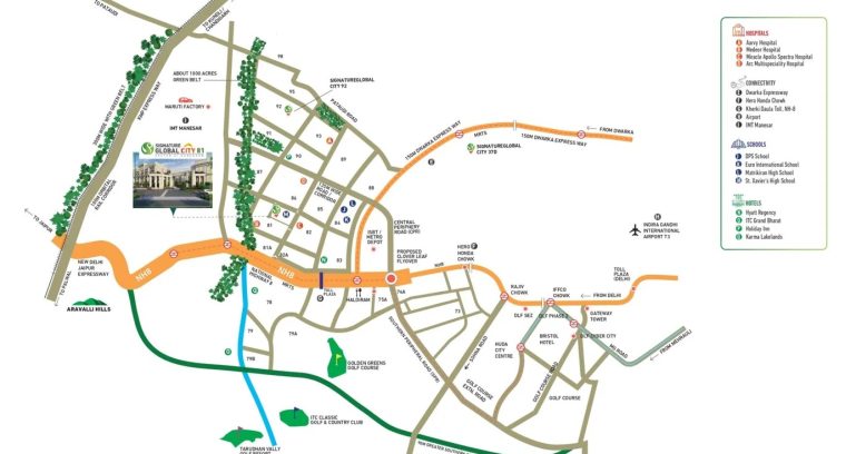 Signature-global-city-81-location-map