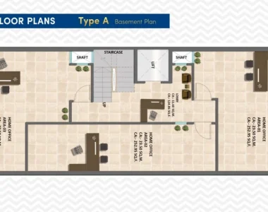 Signature-global-city-92-basment-plan-3-bhk-type-a