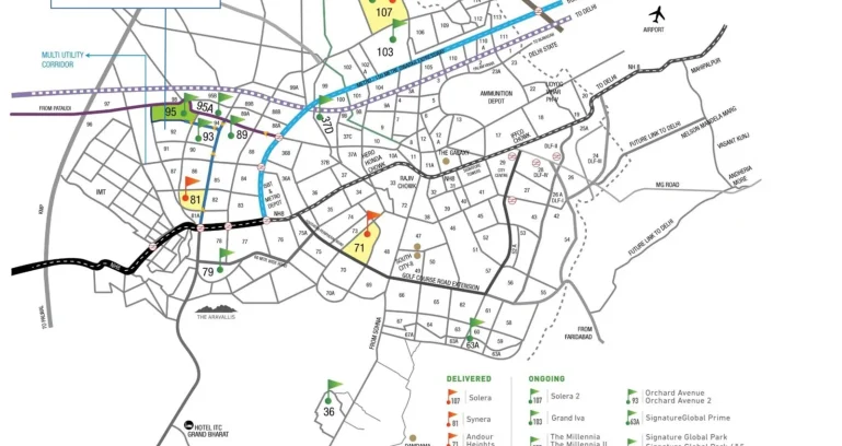 Signature-global-city-92-location-map