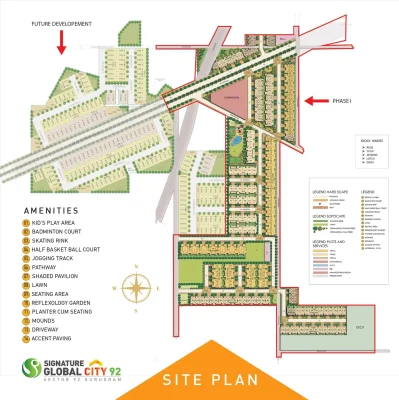 Signature-global-city-92-site-plan