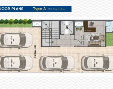 Signature-global-city-92-stilt-floor-plan-3-bhk-type-a