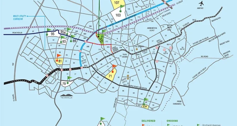 Signature-global-the-millennia-3-location-map