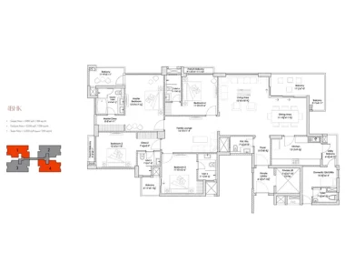 Silverglades-hightown-residences-4-bhk-type-a-floor-plan