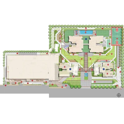 Silverglades-hightown-residences-site-plan