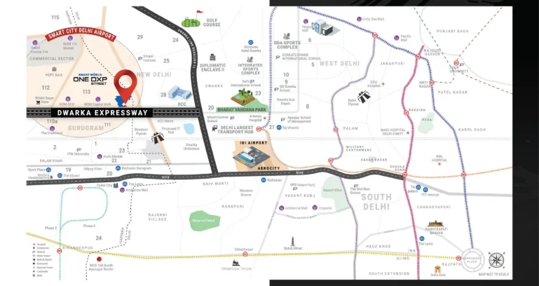 Smart-world-one-dxp-street-location-map
