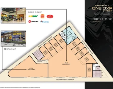 Smart-world-one-dxp-street-third-floor-plan