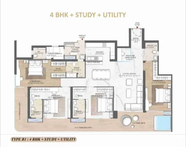 Smart-world-the-edition-4.5bhk-floor-plan