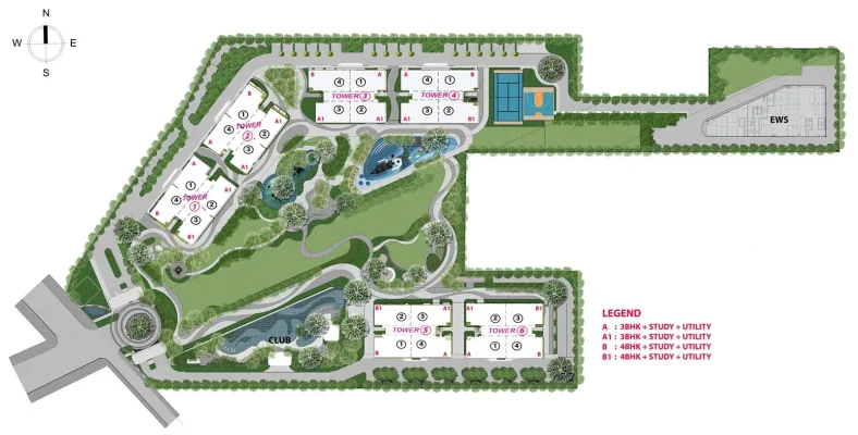 Smart-world-the-edition-site-plan