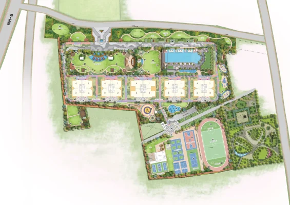 Suncity Monarch Residences Site Plan