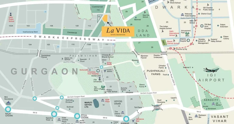 Tata-la-vida-location-map