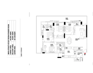 Tarc-tripundra-4bhk-floor-plan