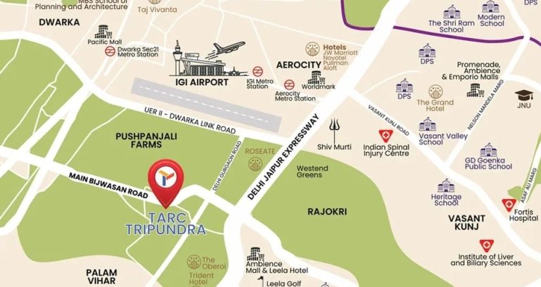 Tarc-tripundra-location-map