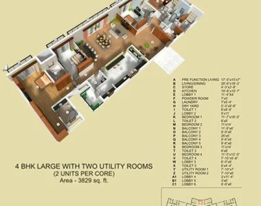 Tata-raisina-residency-4-bhk-type-1