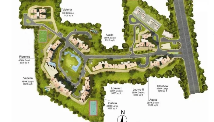 Tata-raisina-residency-site-plan