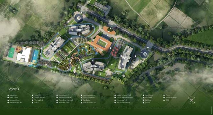 Adani-lushlands-sector-2-gwal-pahari-gurgaon-site-plan