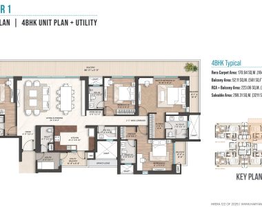 Aipl-the-riviera-at-lake-city-sector-103-gurgaon-floor-plan-4-bhk