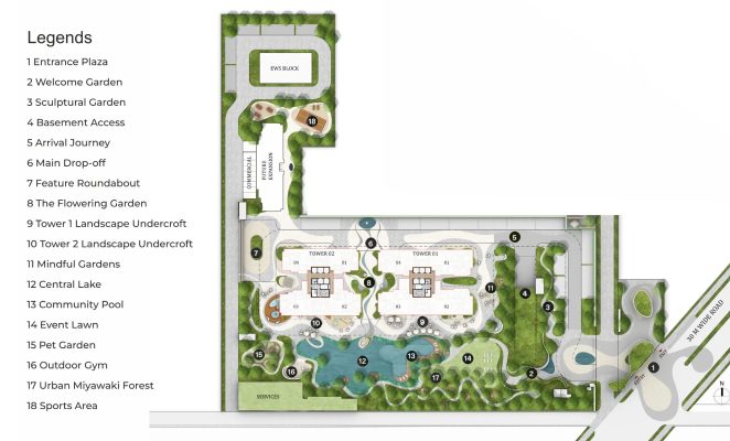 Aipl-the-riviera-at-lake-city-sector-103-gurgaon-site-plan