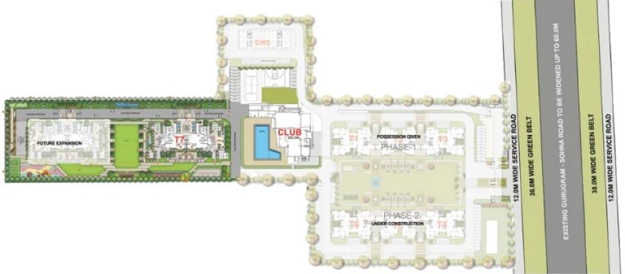 Ashiana-mulberry-moments-sector-2-sohna-site-plan