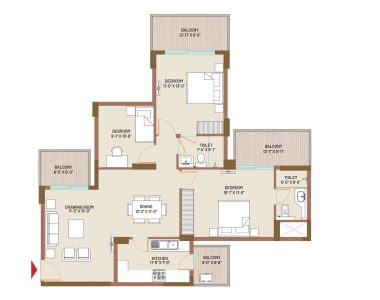 County-the-center-court-sector-88a-gurgaon-3-bhk-2-t-type-a