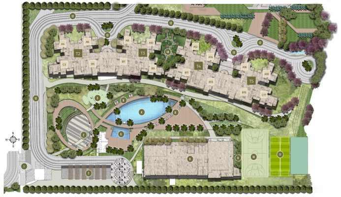 County-the-center-court-sector-88a-gurgaon-site-plan