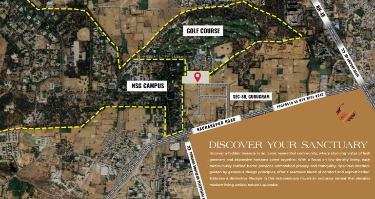 Eldeco-fairway-reserve-sector-80-gurgaon-location-map