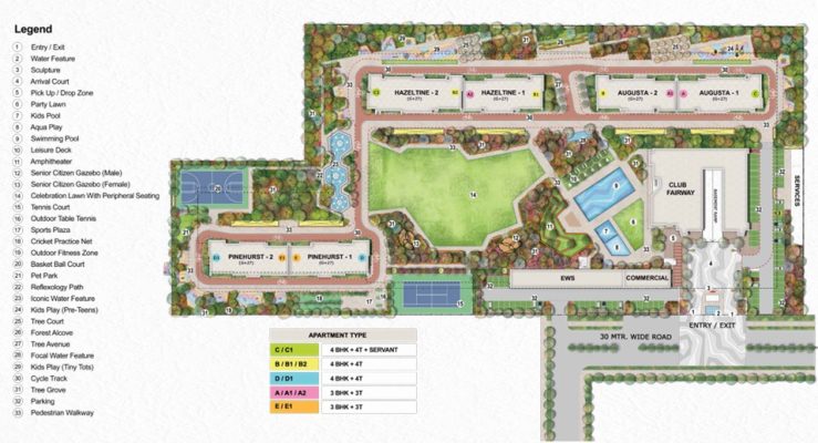 Eldeco-fairway-reserve-sector-80-gurgaon-site-plan