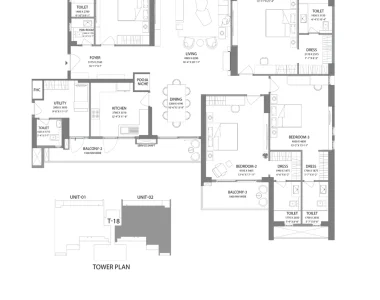 Experion-windchants-nova-sector-112-gurgaon-floor-plan-unit-02-2nd