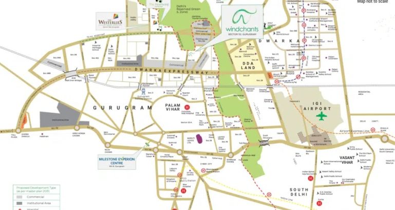 Experion-windchants-nova-sector-112-gurgaon-location-map