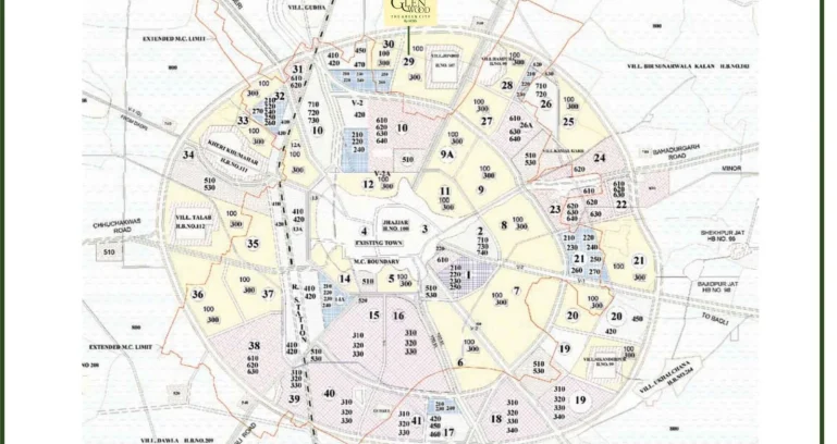 Hcbs-glen-wood-sector-29-jhajjar-location-map
