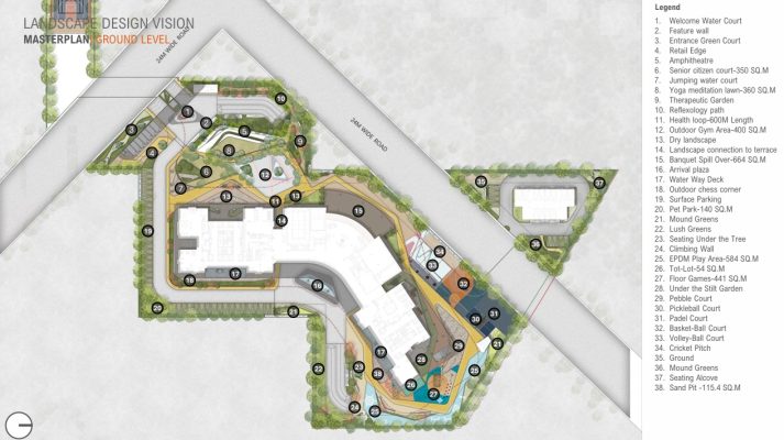 Hcbs-twin-horizon-sector-102-gurgaon-site-plan