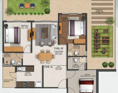 Jms-silver-living-sector-95-gurgaon-floor-plan-type-a