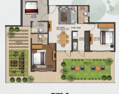 Jms-silver-living-sector-95-gurgaon-floor-plan-type-d