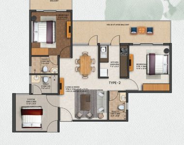 Jms-silver-living-sector-95-gurgaon-floor-plan-type-f