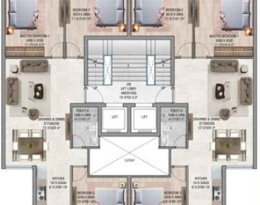 Jms-the-majestic-sector-9-manesar-gurgaon-floor-plan-type-a-typical