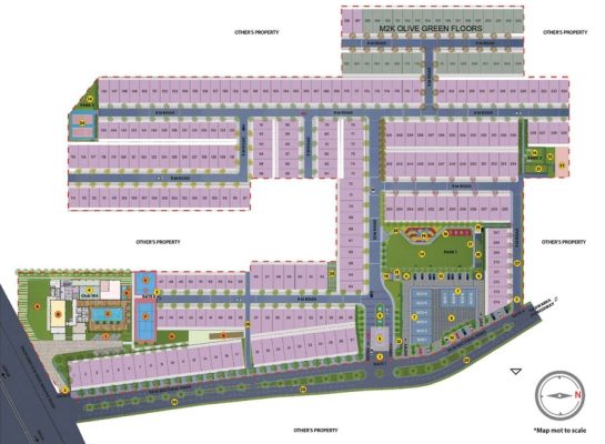 M2k-olive-green-floors-sector-104-gurgaon-site-plan