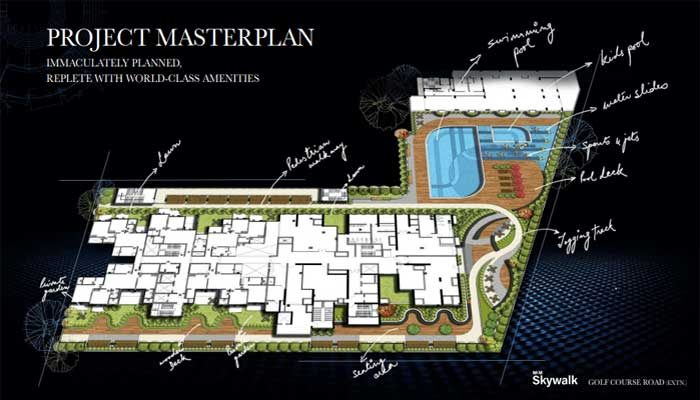 M3m-skywalk-site-plan